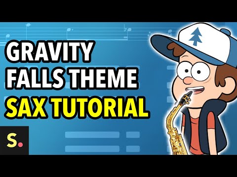 Gravity Falls Theme Sax Tutorial | Saxplained