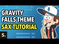 Gravity Falls Theme Sax Tutorial | Saxplained