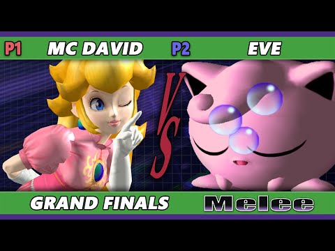 S@X 471 GRAND FINALS - eve (Jigglypuff) Vs. MC David [L] (Peach) Smash Melee - SSBM