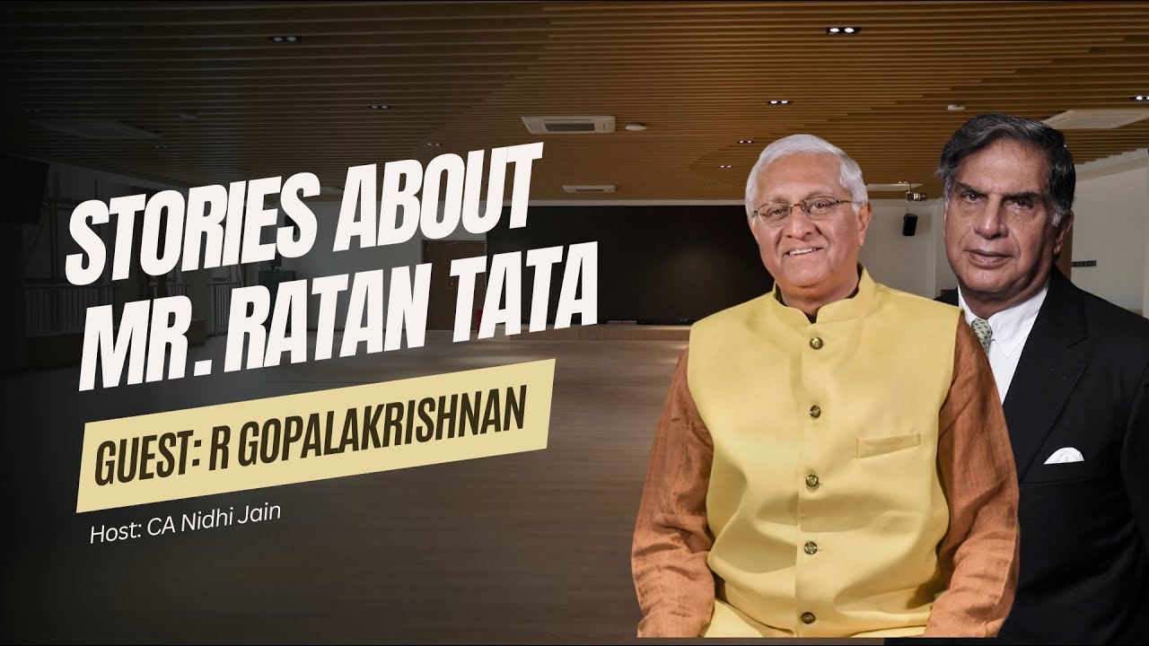 R. Gopalakrishnan Shares Untold Stories About Mr. Ratan Tata!