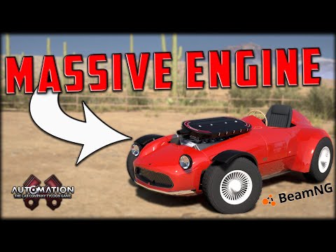 Building A Terrifying Racecar!! Automation - BeamNG