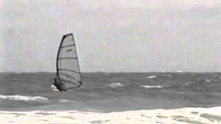 preview picture of video 'Strathmere small wave windsurfing'