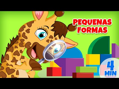 Pequenas formas - Giramille 4 min | Desenho Animado Musical