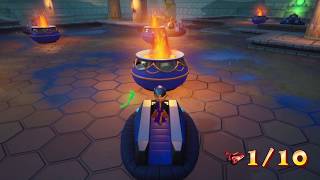 Spyro 3 Reignited Trilogy - Tank Blast Eggs , Demolition Hovercraft Competition : Haunted Tomb