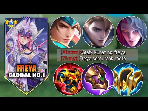 REVAMP FREYA IS META TRY THIS BUILD SEMI TANK FOR NOT EASY BURST | FREYA BEST BUILD 2025 | MLBB