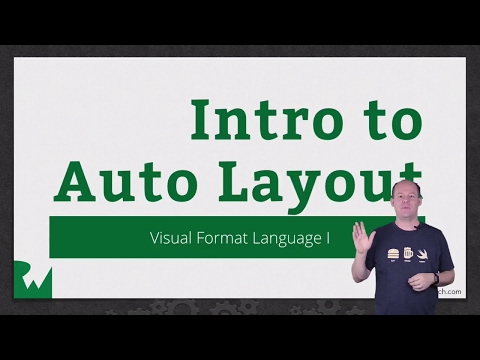 Visual Format Language VML Introduction Auto Layout in iOS raywenderlich com