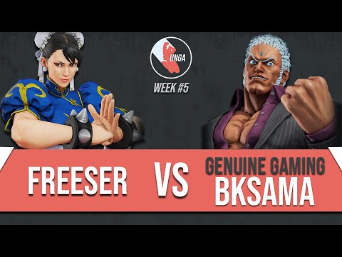 Freeser (Chun-Li) vs GG | bksama (Urien) // SFV:S1 | Week #5 // Top 8