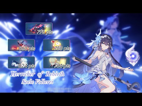 [Hi3 6.8 Beta] Ex abyss Redlotus 460D | Seele [DPS / S0] Herrscher of Rebirth - Honkai Impact 3rd