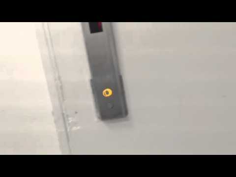 Old 1980s General Elevator elevators to the airplane