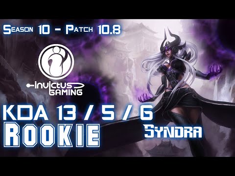 IG Rookie SYNDRA vs JAYCE Mid - Patch 10.8 KR Ranked