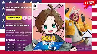 🔴NAW🇺🇸SOLO VICTORY CUP  | FORTNITE LIVE  フォートナイト ライブ