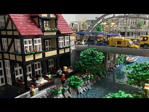 Erstes Fachwerkhaus fast Fertig | Folge 141 | LEGO® Klemmbaustein Stadt Baustein