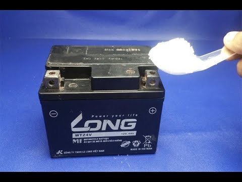 How to repair dead dry battery  , Lead acid battery repairation , at home , new ideas Video