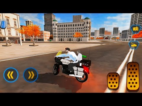 US Police Motor Bike Chase City: Policeman Simulator - Android Gameplay