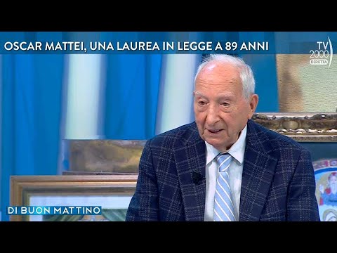 Di Buon Mattino, 28 ottobre 2022 - Nonno Oscar e la laurea in legge a 89 anni