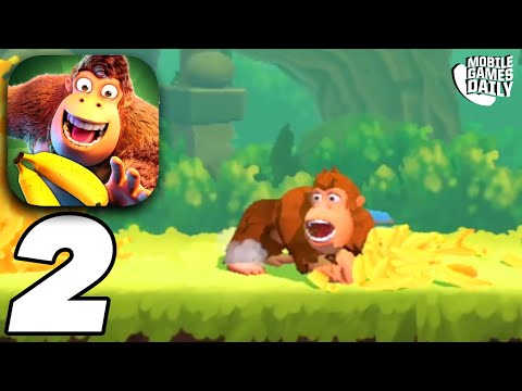 BANANA KONG 2 Gameplay Walktkhrough Part 2 (iOS, Android) - YouTube