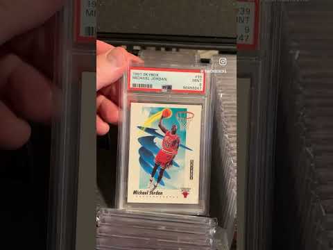 I collect Michael Jordan PSA graded basketball cards #shorts