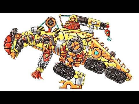 Repair! Dino Robot #11: Pachycephalosaurus (4 Color Armors) | Eftsei Gaming