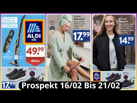 ALDI SÜD Prospekt der Woche | Angebote ab 16/02/2026 BIS 21/02/2026  Rabatt Deals DE #katalog #aldi