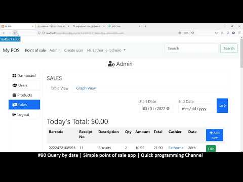 15 New Product UI | Simple point of sale app in php javascript | Quick programming tutorial