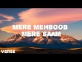Mere Mehboob Mere Sanam Lyrics Video Bad News Triptii Vicky Ammu Music