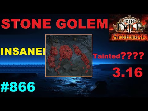[Path of Exile 3.16] Stone Golems are INSANE in 3.16 Scourge League Poe - 866