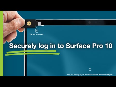 YubiKey and Microsoft Surface Pro 10