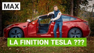 Mon avis sur la finition intérieure de la Tesla Model 3 !
