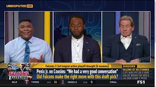 UNDISPUTED | Skip Bayless reacts Penix Jr. on Cousins: We had a very good conversation