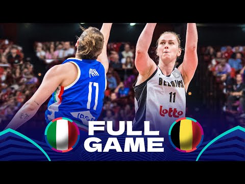 Semi-Finals | Italy v Belgium | Full Basketball Game | FIBA Women's EuroBasket 2025