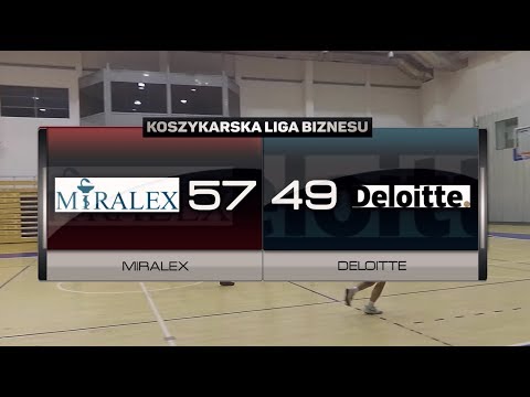 Miralex vs Deloitte - VI kolejka - I Liga Poznań - Koszykarska Liga Biznesu