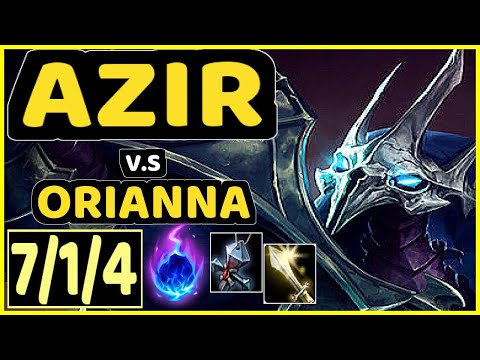 XKENZUKE (AZIR) vs ORIANNA - 7/1/4 KDA MID CHALLENGER GAMEPLAY - EUW