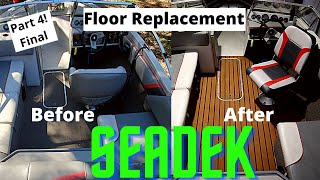 Boat floor replacement