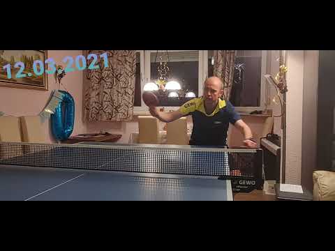 Home training, backhand flick, 12.03.2021