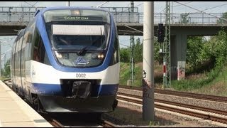 preview picture of video 'Alter Bahnhof in Kavelstorf-Mecklenburg und ein Triebwagen VT643 Ostseeland-Verkehr OLA'