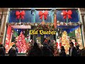[4K]🇨🇦Old Quebec Christmas Market🎄🎀Fairy-tale Petit Champlain & Place Royale/ Dec. 2023