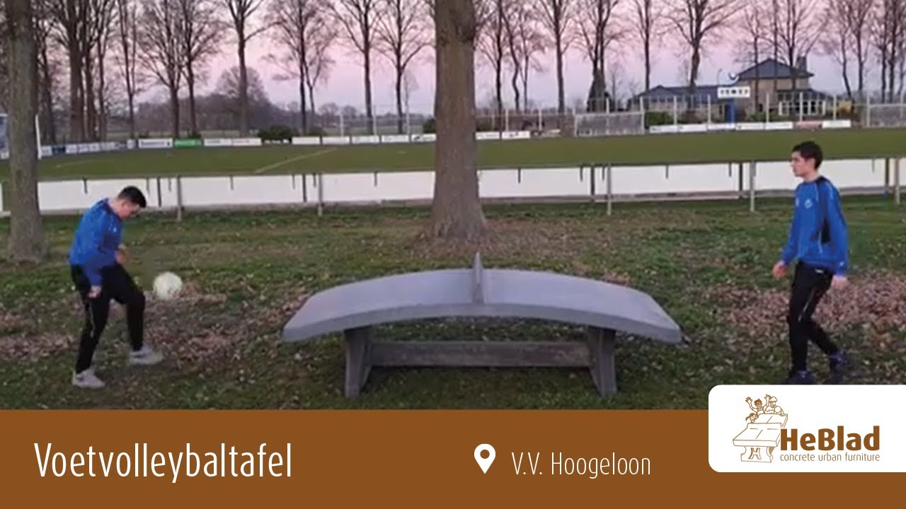 Voetvolleybaltafel VV Hoogeloon