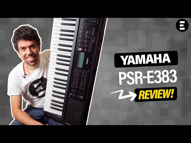Vídeo relacionado con YAMAHA PSR-E383 Teclado portátil para principiantes, 650 voces de instrumentos auténticos y teclas sensibles a la pulsación con polifonía de 48 notas, incluye 2 clases online con un profesor