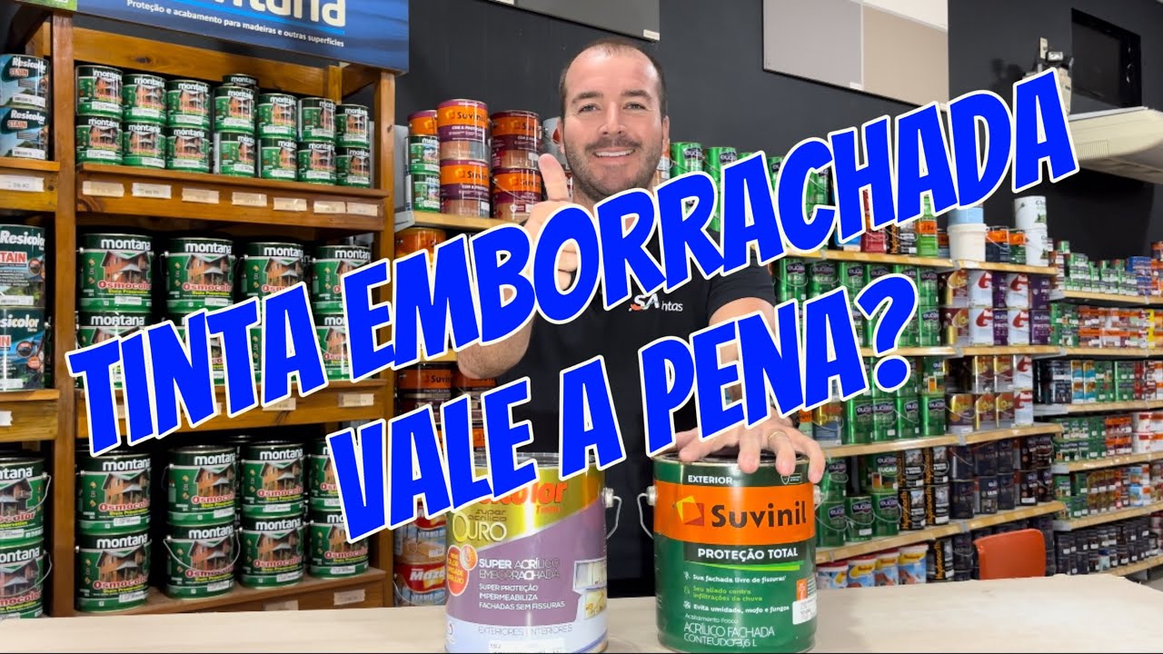 Vale a pena pintar com Tinta Emborrachada? Como funciona? Ela é melhor? Mais resistente - SA tintas