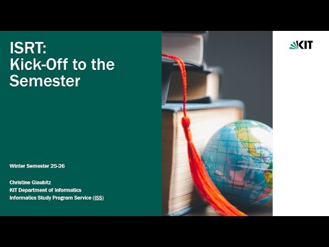 International Student Round Table: "Kick-Off the Semester" - Winter semester 2025