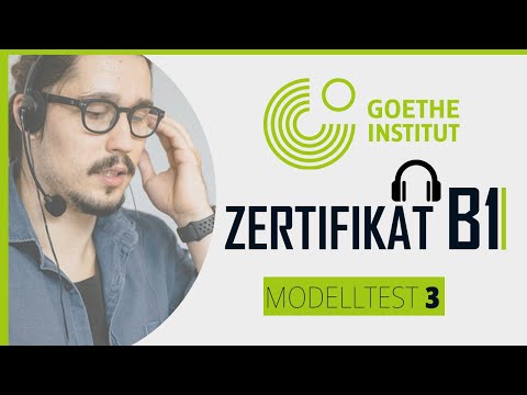 Goethe & ÖSD - Certificate B1 NEW - Listening Test with Solutions | Model Test 4
