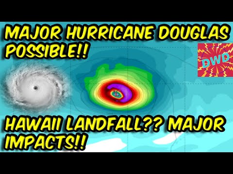 Major Hurricane Douglas Forecast