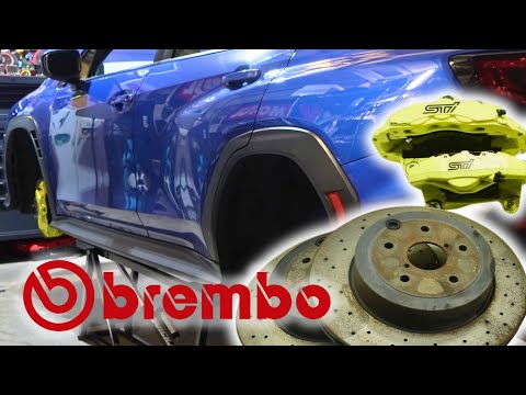 VB WRX STI Brembo rear brakes MOST NEEDED UPGRADE! 2024 TR WRX brakes