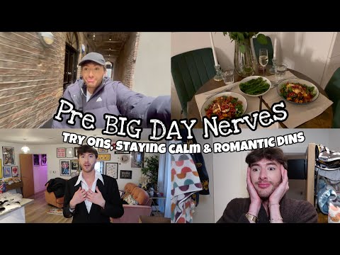 Pre BIG DAY Nerves, Try Ons & Romantic Dins - Vloguary Day 15