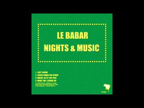 Le Babar - Just Know (Craig Hamilton Remix).