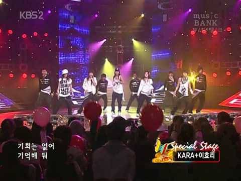 070422 KARA with Hyori Break It Music Bank