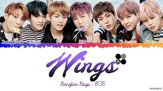 BTS (방탄소년단) - Outro: Wings Lyrics Color 