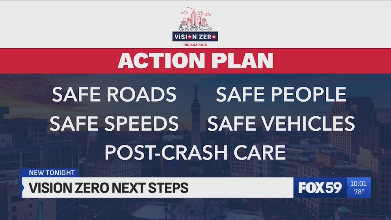 Indianapolis Vision Zero task force unveils new action plan to improve street safety