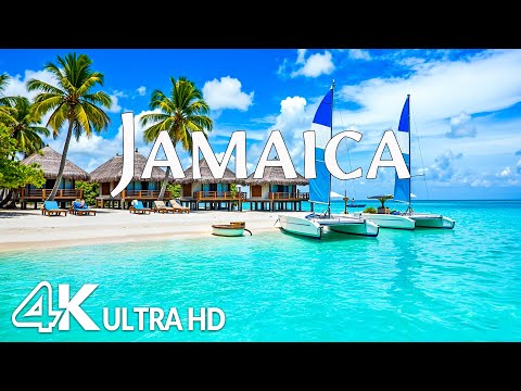 JAMAICA 4K – Breathtaking Landscapes, Turquoise Waters & Unspoiled Beaches with Relaxing Music