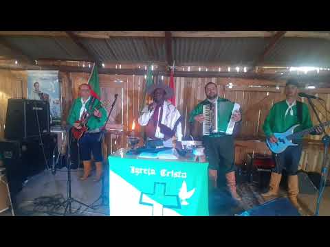 Alemão Preto Trovando na 1° Tertúlia Cristã em Piratini RS.